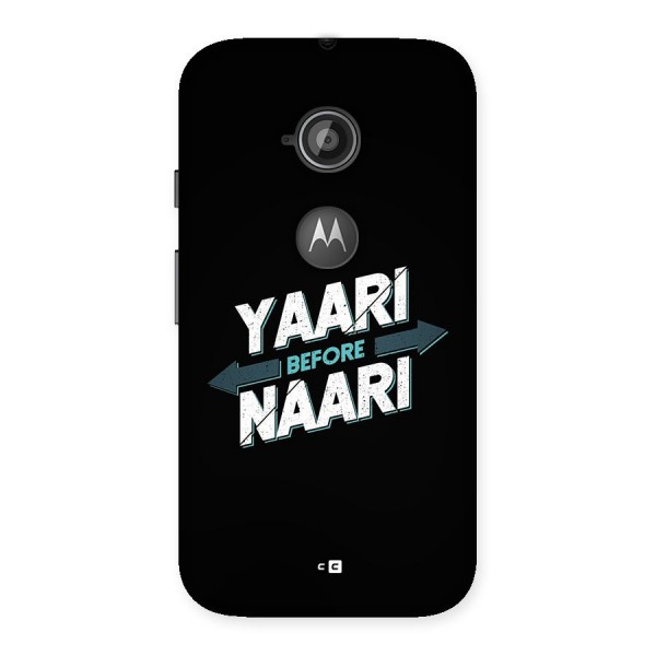 Yaari Naari Back Case for Moto E 2nd Gen
