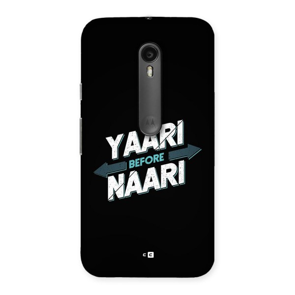 Yaari Naari Back Case for Moto G3