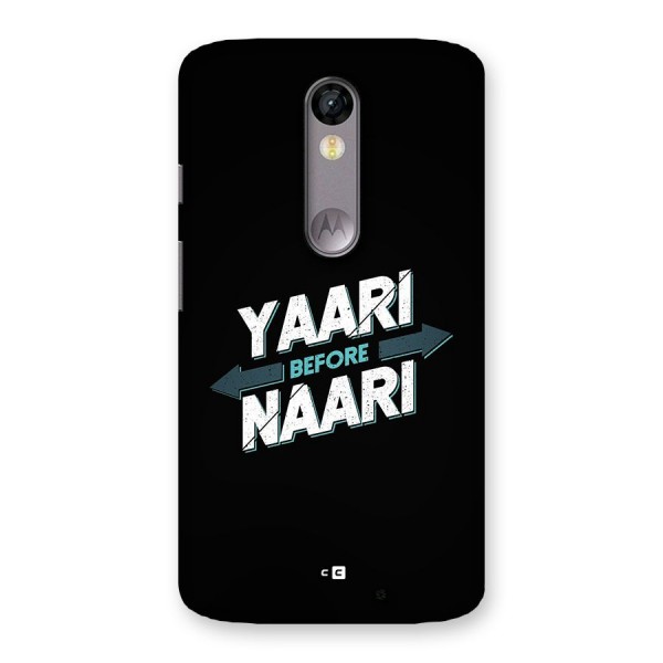 Yaari Naari Back Case for Moto X Force