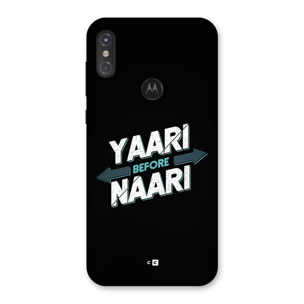 Yaari Naari Back Case for Motorola One Power