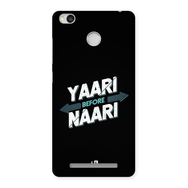 Yaari Naari Back Case for Redmi 3S Prime