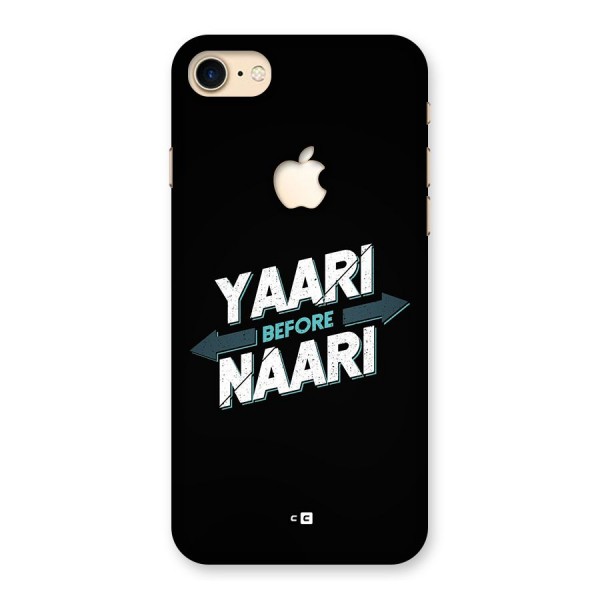 Yaari Naari Back Case for iPhone 7 Apple Cut