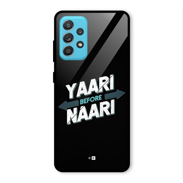 Yaari Naari Glass Back Case for Galaxy A52s 5G