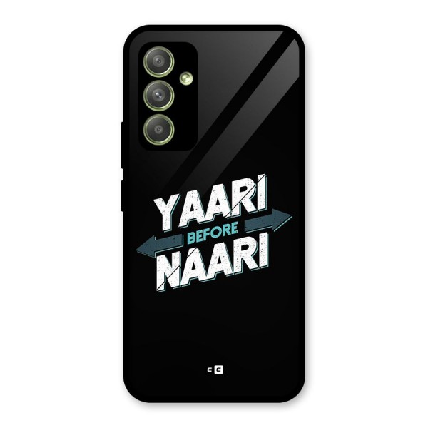 Yaari Naari Glass Back Case for Galaxy A54