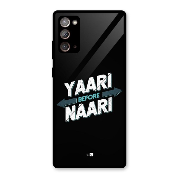 Yaari Naari Glass Back Case for Galaxy Note 20