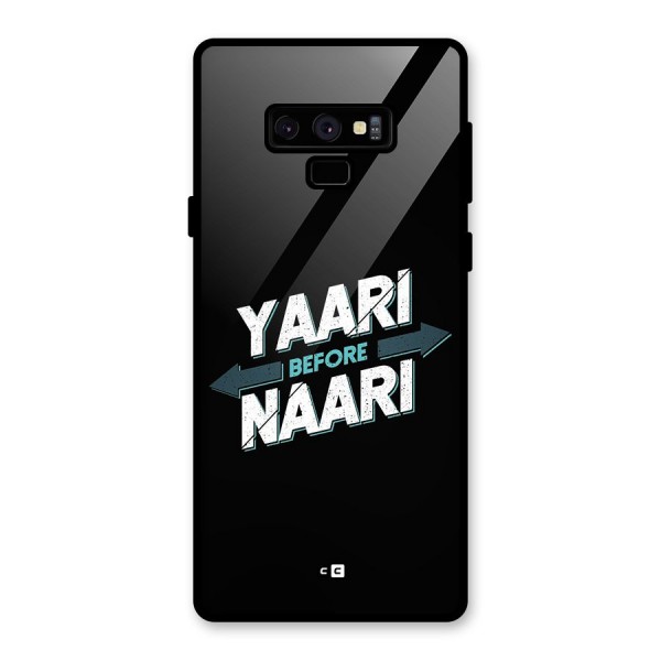 Yaari Naari Glass Back Case for Galaxy Note 9