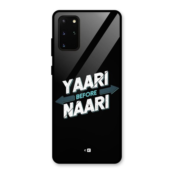 Yaari Naari Glass Back Case for Galaxy S20 Plus