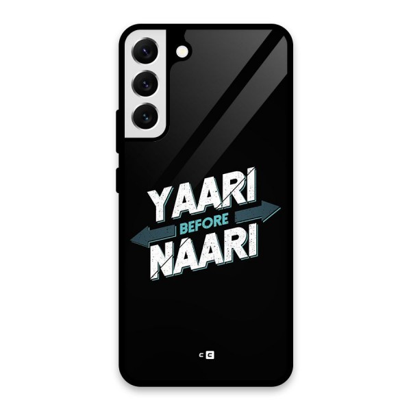 Yaari Naari Glass Back Case for Galaxy S22 Plus 5G