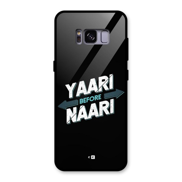 Yaari Naari Glass Back Case for Galaxy S8