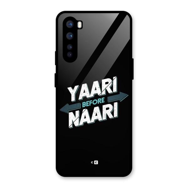 Yaari Naari Glass Back Case for OnePlus Nord