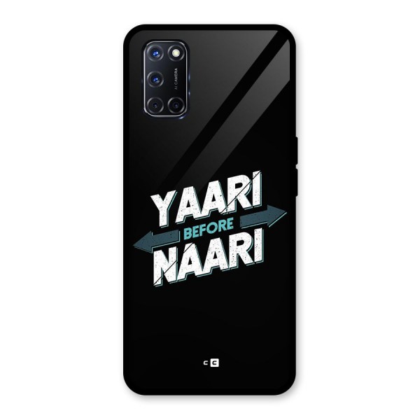 Yaari Naari Glass Back Case for Oppo A52