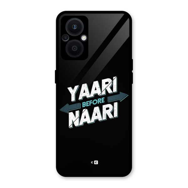 Yaari Naari Glass Back Case for Oppo F21s Pro 5G