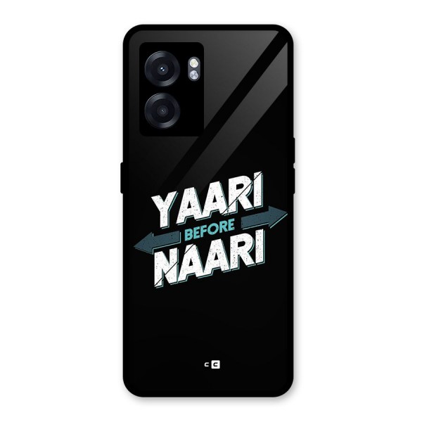 Yaari Naari Glass Back Case for Oppo K10 (5G)