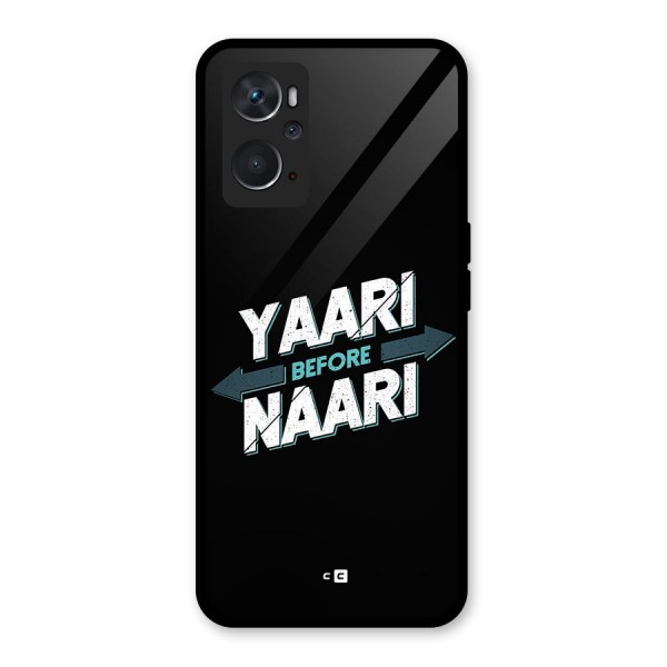 Yaari Naari Glass Back Case for Oppo K10 4G