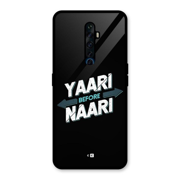 Yaari Naari Glass Back Case for Oppo Reno2 Z