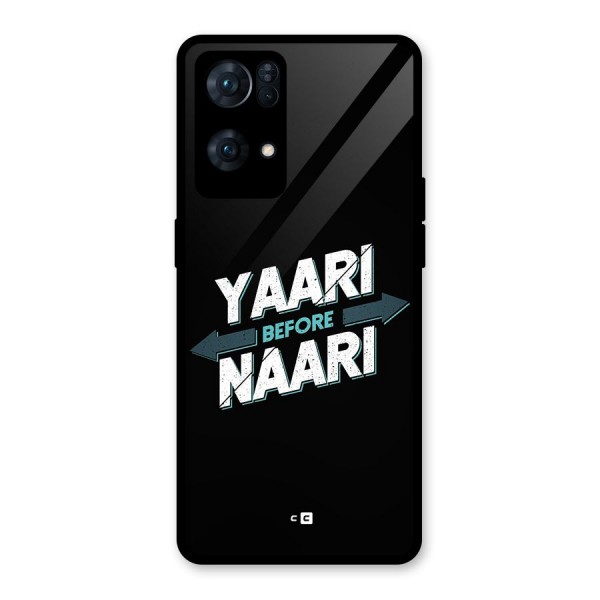 Yaari Naari Glass Back Case for Oppo Reno7 Pro 5G