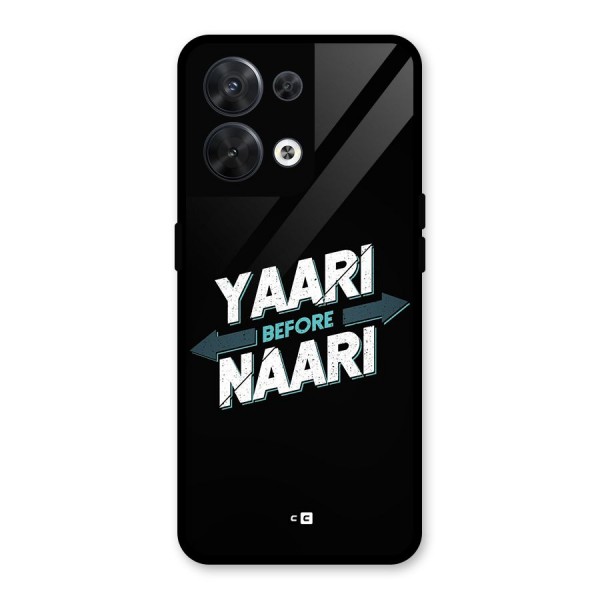 Yaari Naari Glass Back Case for Oppo Reno8 5G