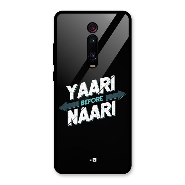 Yaari Naari Glass Back Case for Redmi K20 Pro