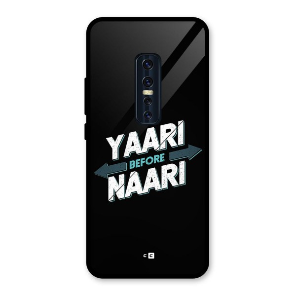 Yaari Naari Glass Back Case for Vivo V17 Pro