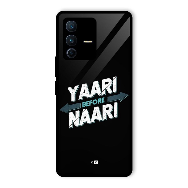 Yaari Naari Glass Back Case for Vivo V23 Pro