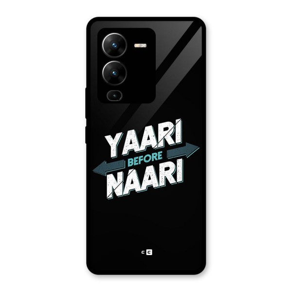 Yaari Naari Glass Back Case for Vivo V25 Pro