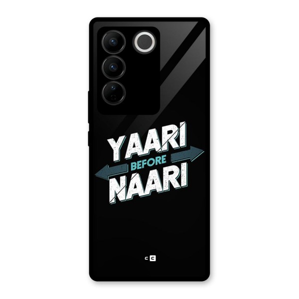 Yaari Naari Glass Back Case for Vivo V27