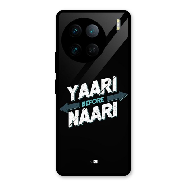 Yaari Naari Glass Back Case for Vivo X90 Pro