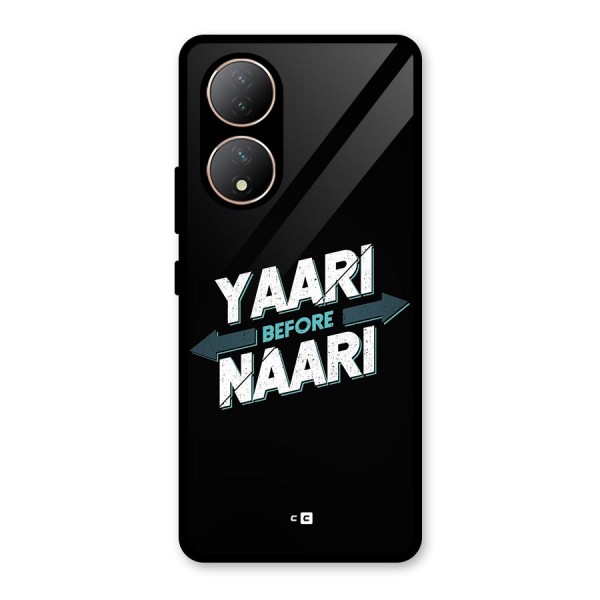 Yaari Naari Glass Back Case for Vivo Y100A