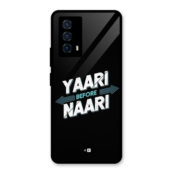 Yaari Naari Glass Back Case for Vivo iQOO Z5