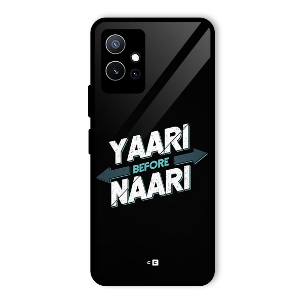 Yaari Naari Glass Back Case for Vivo iQOO Z6