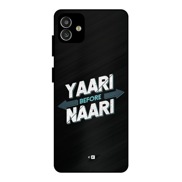 Yaari Naari Metal Back Case for Galaxy M13 5G