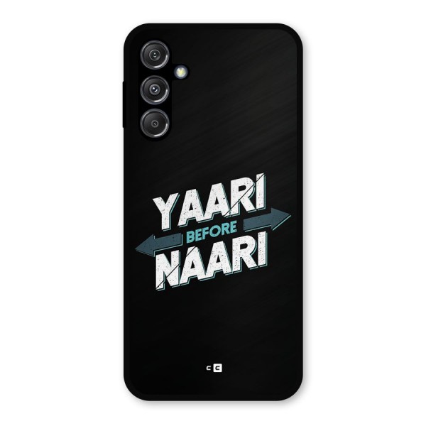 Yaari Naari Metal Back Case for Galaxy M34 5G