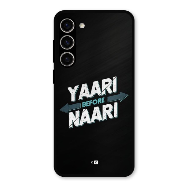 Yaari Naari Metal Back Case for Galaxy S23 Plus