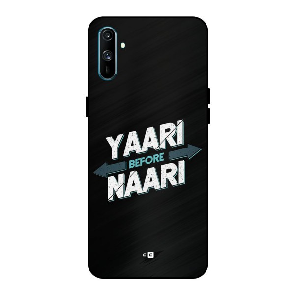 Yaari Naari Metal Back Case for Realme C3