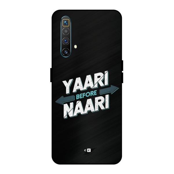 Yaari Naari Metal Back Case for Realme X3 SuperZoom