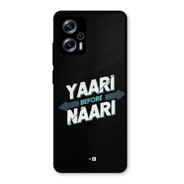 Yaari Naari Metal Back Case for Redmi K50i