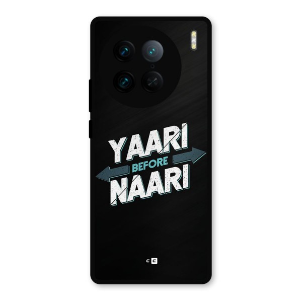 Yaari Naari Metal Back Case for Vivo X90 Pro