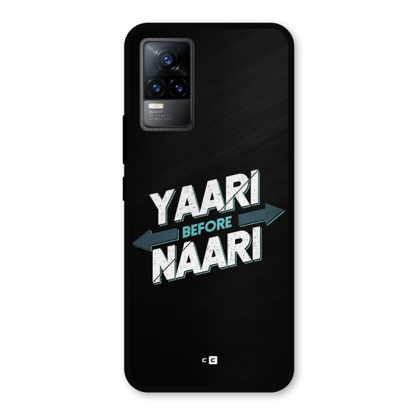 Yaari Naari Metal Back Case for Vivo Y73