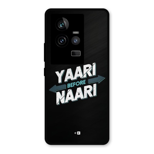 Yaari Naari Metal Back Case for iQOO 11 5G