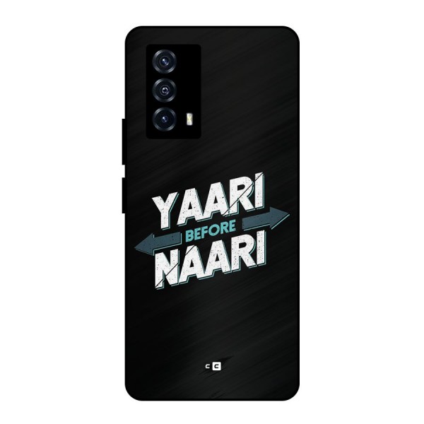 Yaari Naari Metal Back Case for iQOO Z5