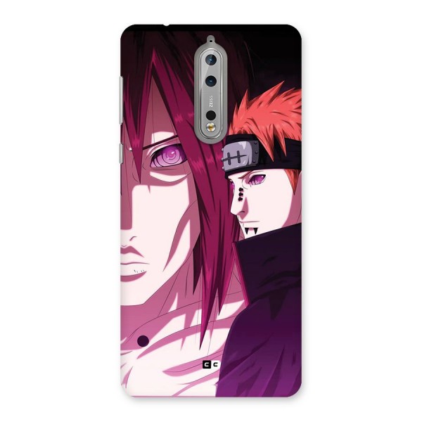 Yahiko With Nagato Back Case for Nokia 8