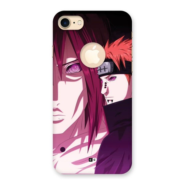 Yahiko With Nagato Back Case for iPhone 8 Logo Cut