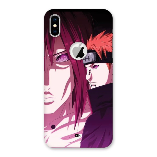 Yahiko With Nagato Back Case for iPhone XS Logo Cut