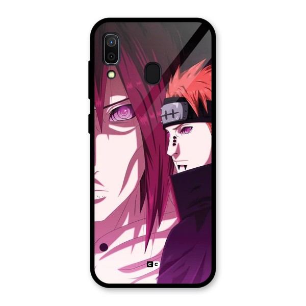 Yahiko With Nagato Glass Back Case for Galaxy A30