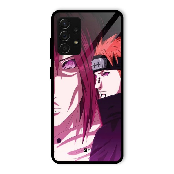 Yahiko With Nagato Glass Back Case for Galaxy A53 5G