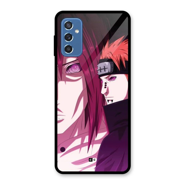 Yahiko With Nagato Glass Back Case for Galaxy M52 5G