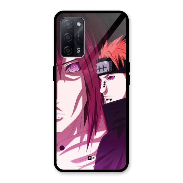 Yahiko With Nagato Glass Back Case for Oppo A53s 5G