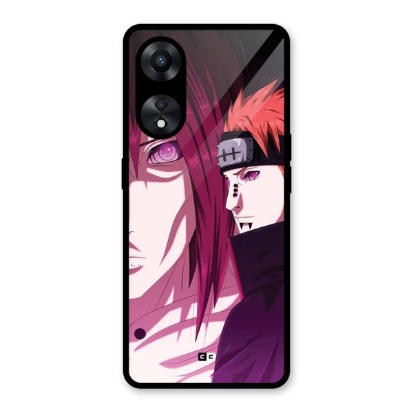 Yahiko With Nagato Glass Back Case for Oppo A78