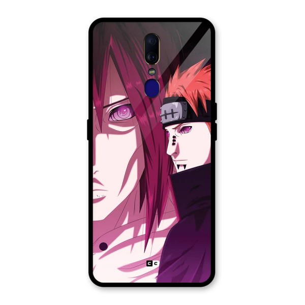 Yahiko With Nagato Glass Back Case for Oppo F11