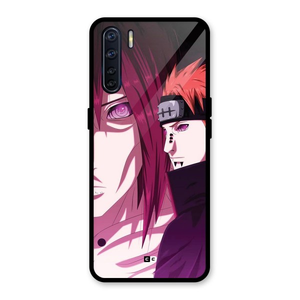 Yahiko With Nagato Glass Back Case for Oppo F15